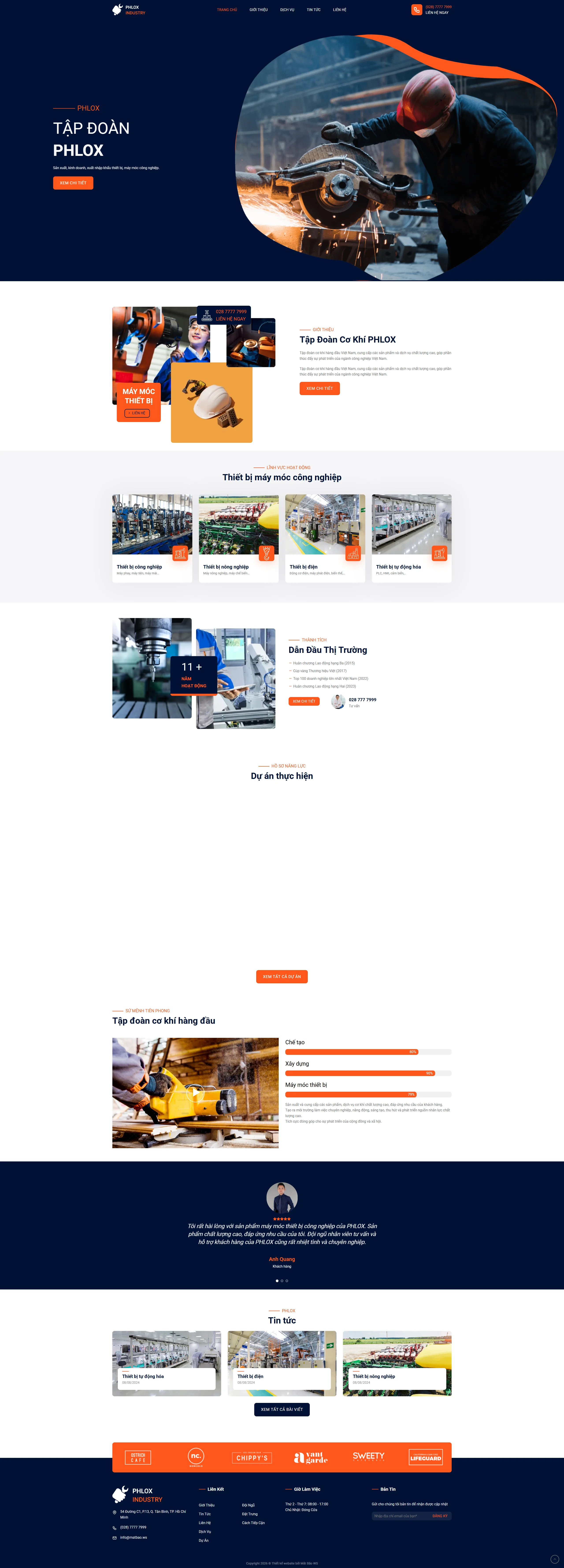 Giao diện Forma — Website nội thất